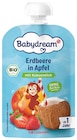 Bio Quetschbeutel von Babydream für 0,69 € bei Rossmann im Angebot Bio Quetschbeutel von Babydream im aktuellen Rossmann Prospekt