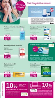 Nasenspray im mea - meine apotheke Prospekt "Unsere Januar-Angebote" mit 4 Seiten (Fürth)