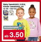 Baby Sweatshirt Angebote bei Woolworth Heidelberg für 3,50 €