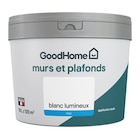 Peinture(d) murs et plafonds GoodHome blanc mat 10L - GoodHome en promo chez Castorama Marseille à 24,90 €