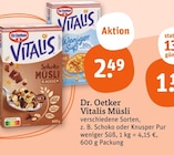 Vitalis Müsli Schoko von Dr. Oetker im aktuellen tegut Prospekt für 2,49 €