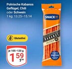 Polnische Kabanos Geflügel, Chili oder Schwein im Angebot bei GLOBUS in Saarbrücken Polnische Kabanos Geflügel, Chili oder Schwein Angebote von SNACK IT bei GLOBUS Saarbrücken für 1,59 €