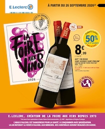 Catalogue Supermarchés E.Leclerc en cours à Gourdan-Polignan et alentours, LA FOiRE AUX ViNS, 84 pages, 26/09/2026 - 11/10/2026