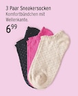 3 Paar Sneakersocken für 6,99 € bei E center im Angebot 3 Paar Sneakersocken im aktuellen E center Prospekt