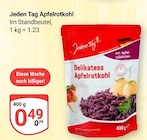 Aktuelle Äpfel Angebote bei GLOBUS in Siegen (Universitätsstadt) Aktuelles Apfelrotkohl Angebot bei GLOBUS in Siegen (Universitätsstadt) ab 0,49 €