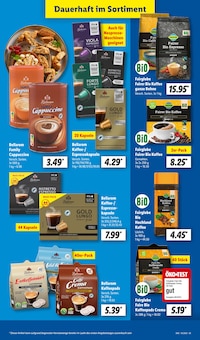 Kaffeepads im Lidl Prospekt "LIDL LOHNT SICH" mit 69 Seiten (Ingolstadt)