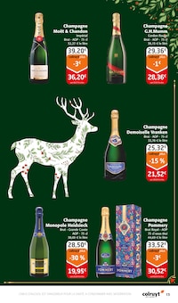Promotion Champagne Brut dans le prospectus Colruyt, valable du 03/12/2025 au 14/12/2025 Promo Champagne Brut dans le catalogue Colruyt du moment à la page 13