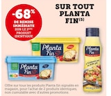 Promo -68% de remise immédiate sur le 2ème produit identique sur tout Planta Fin à  dans le catalogue Super U à Ustaritz