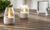Solar-Windlichter offwhite gold von Ideenwelt im aktuellen Rossmann Prospekt