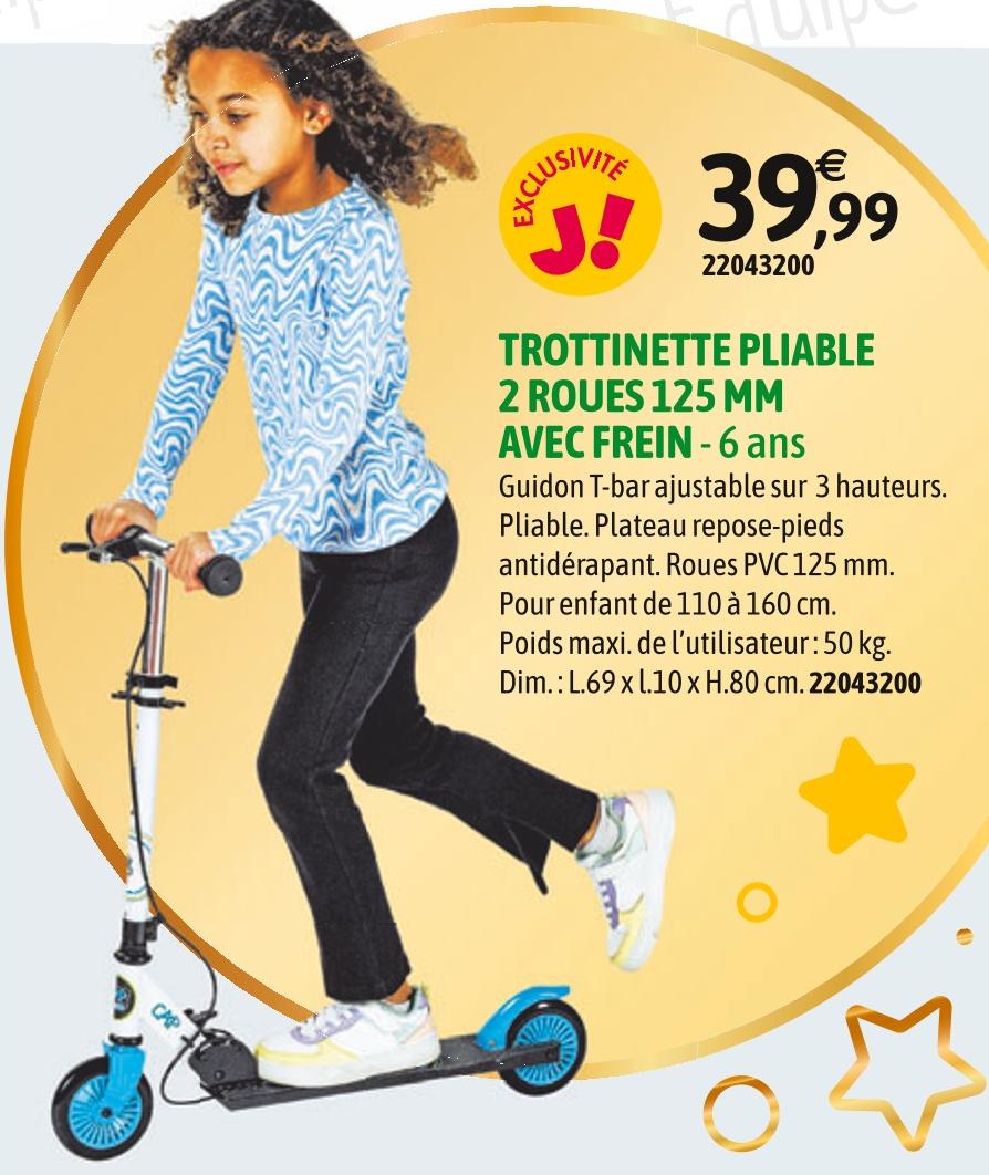 Trottinettes et patinettes enfant pas cher à prix Auchan