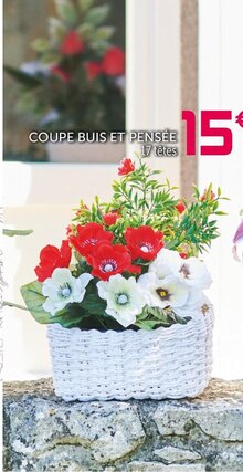 COUPE BUIS ET PENSÉE - Gifi à Sevran COUPE BUIS ET PENSÉE en promo chez Gifi Sevran à 15,00 €