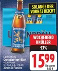 Aktuelles Oktoberfest-Bier Angebot bei E center in Falkensee ab 15,99 €