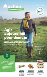 Prospectus Auchan Hypermarché en cours, "Agir aujourd'hui pour demain", 8 pages