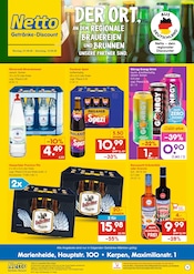 Getränke im Netto Marken-Discount Prospekt in Hürth Aktueller Netto Marken-Discount Prospekt mit Getränke, "DER ORT, AN DEM DU IMMER AUSGEZEICHNETE PREISE FINDEST.", Seite 1