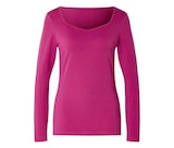 Langarm-Shirt mit Herzausschnitt bei Tchibo im Wernigerode Prospekt für 12,99 €