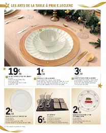 Offre Assiette Plate dans le catalogue E.Leclerc du moment à la page 10