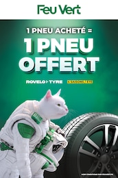 Prospectus Feu Vert à Maisons-Alfort, "1 PNEU ACHETÉ = 1 PNEU OFFERT", 1 page, 12/03/2026 - 30/03/2026