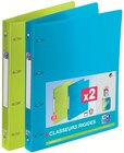 Lot de 2 maxi classeurs School Life - OXFORD dans le catalogue Intermarché Super