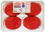 4 STEAKS HACHÉS PUR BŒUF FAÇON BOUCHÈRE AUCHAN - AUCHAN en promo chez Auchan Hypermarché 4 STEAKS HACHÉS PUR BŒUF FAÇON BOUCHÈRE AUCHAN - AUCHAN dans le catalogue Auchan Hypermarché