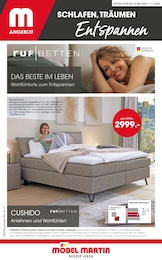 Der aktuelle Möbel Martin Prospekt Der aktuelle Möbel Martin Prospekt Schlafen, Träumen, Entspannen