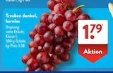 Trauben dunkel, kernlos  im aktuellen ALDI SÜD Prospekt für 1,79 €