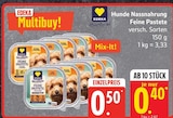 EDEKA Göhl - Hunde Nassnahrung Feine Pastete Angebot im Prospekt Hunde Nassnahrung Feine Pastete bei EDEKA im Göhl Prospekt für 0,40 €