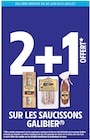 2+1 offert sur les saucissons GALIBIER à Intermarché Hyper dans Bonen
