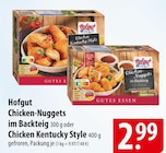 Hofgut Chicken-Nuggets im Backteig oder Chicken Kentucky Style Angebote bei famila Nordost Celle für 2,99 €