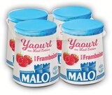 Yaourt au Lait Entier x4 Saveur Framboise - MALO en promo chez Intermarché Hyper Yaourt au Lait Entier x4 Saveur Framboise - MALO dans le catalogue Intermarché Hyper