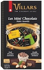 Assortiment de mini chocolats noir - VILLARS en promo chez Migros France Thonon-les-Bains à 7,29 €