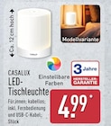 LED-Tischleuchte von CASALUX im aktuellen ALDI Nord Prospekt für 4,99 €