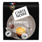 Dosettes de café - CARTE NOIRE en promo chez Carrefour Palaiseau à 5,95 €