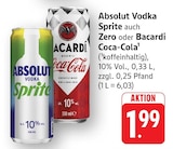 Aktuelle Coca Cola Angebote bei E center in Nürtingen Aktuelles Vodka Sprite Angebot bei E center in Nürtingen ab 1,99 €