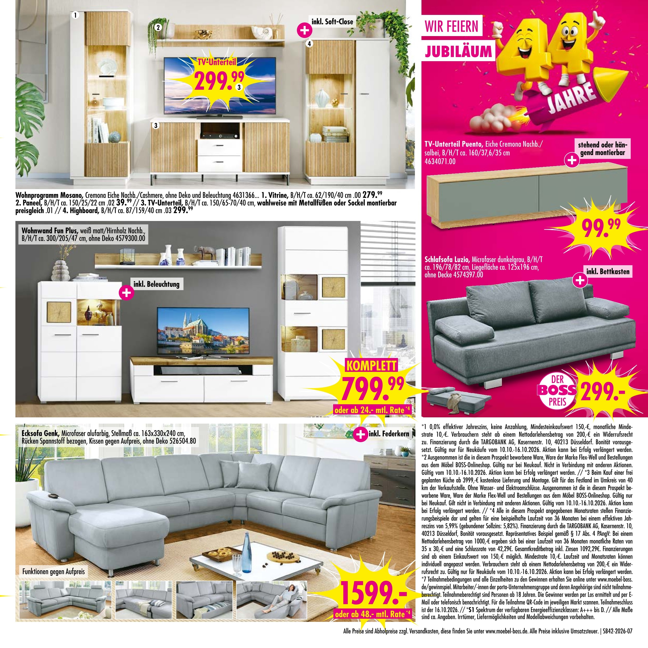 SB Möbel Boss Vitrine Angebot ᐅ Finde den Preis im aktuellen Prospekt