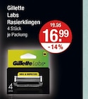Labs Rasierklingen im V-Markt Prospekt Labs Rasierklingen von Gillette im aktuellen V-Markt Prospekt für 16,99 €