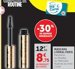 Mascara - L'OREAL PARIS - Super U à Nice Mascara - L'OREAL PARIS en promo chez Super U Nice à 8,75 €