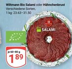 Bio Salami Angebote von Wiltmann bei GLOBUS Zwickau für 1,89 €