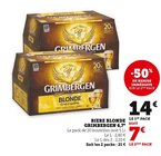 Bière Blonde 6,7° - Grimbergen - Hyper U à Reims Bière Blonde 6,7° - Grimbergen en promo chez Hyper U Reims à 7,00 €