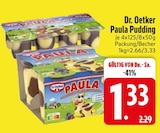 Paula Pudding von Dr. Oetker im aktuellen EDEKA Prospekt für 1,33 €