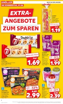 Toaster im Kaufland Prospekt "EXTRA-ANGEBOTE" mit 8 Seiten (Stuttgart)