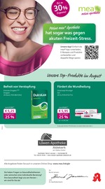 Aktueller mea - meine apotheke Apotheken Prospekt in Wachtendonk und Umgebung, "Unsere August-Angebote" mit 4 Seiten, 01.08.2025 - 31.08.2025