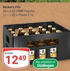 Pils im Angebot bei GLOBUS in St. Ingbert Pils Angebote von Becker’s bei GLOBUS St. Ingbert für 12,49 €