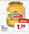 Apfelmus im Angebot bei nah&frisch in Melle Apfelmus Angebote von Hak bei nah&frisch Melle für 1,29 €