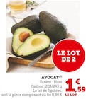 Avocat en promo chez Super U Avocat dans le catalogue Super U
