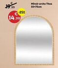 Miroir arche Thea en promo chez Maxi Bazar Clichy à 14,99 €