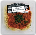 U Express Roumazières-Loubert - Promo Spaghetti sauce bolognaise ou escalope de dinde milanaise ou poulet sauce crème cèpes et farfalles Promo Spaghetti sauce bolognaise ou escalope de dinde milanaise ou poulet sauce crème cèpes et farfalles à 2,09 € dans le catalogue U Express à Roumazières-Loubert
