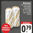 Aktuelle Bitburger Angebote bei EDEKA in Grevenbroich Aktuelles Pils, Herb 0,0% oder Radler naturtrüb Angebot bei EDEKA in Grevenbroich ab 0,79 €