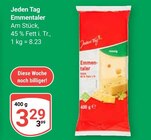 Emmentaler von Jeden Tag für 3,29 € bei GLOBUS im Angebot Emmentaler von Jeden Tag im aktuellen GLOBUS Prospekt