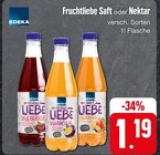 Fruchtliebe Saft oder Nektar Angebote von EDEKA bei EDEKA Bad Salzuflen für 1,19 €