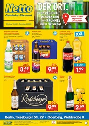 Discounter Prospekt von Netto Marken-Discount Netto Marken-Discount Prospekt: DER ORT, AN DEM REGIONALE BRAUEREIEN UND BRUNNEN UNSERE PARTNER SIND., 2 Seiten, 18.09.2023 - 23.09.2023
